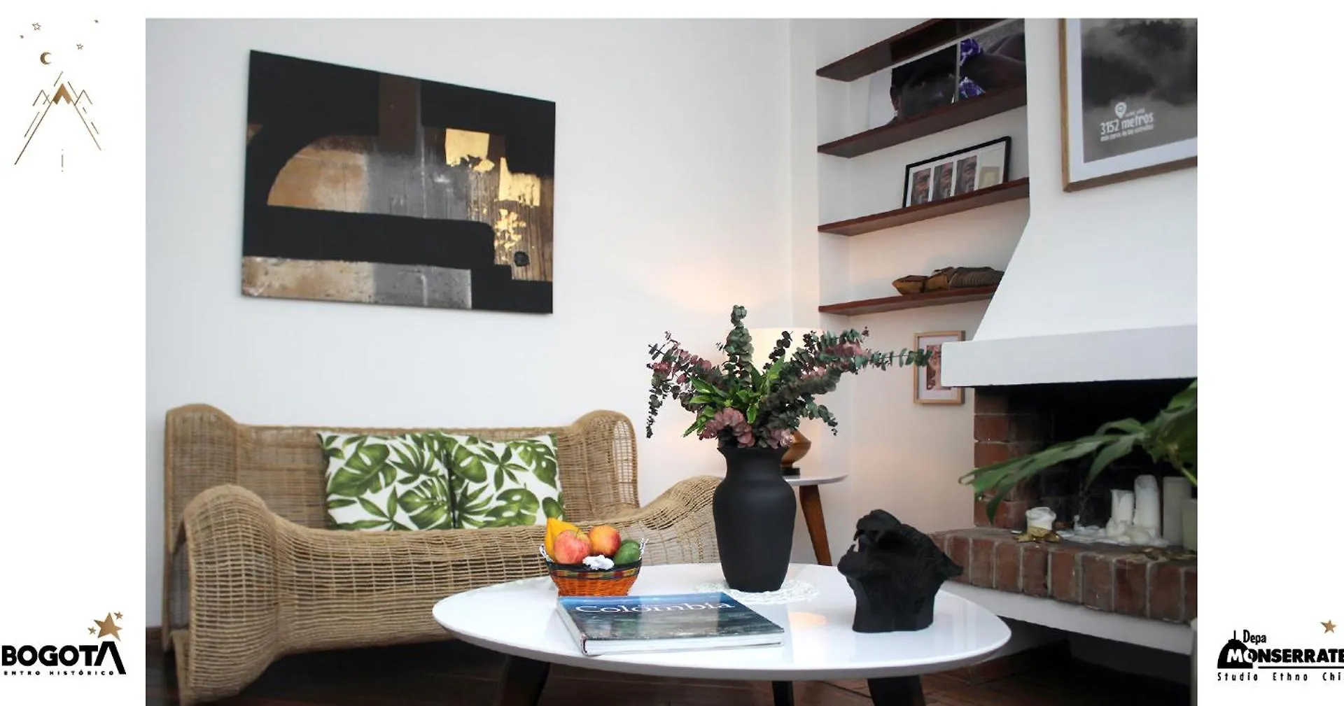 Lägenhet Depa Monserrate - Charming Historic Nest With Breathtaking Mountain Views - Apartaestudio Bogotá Colombia