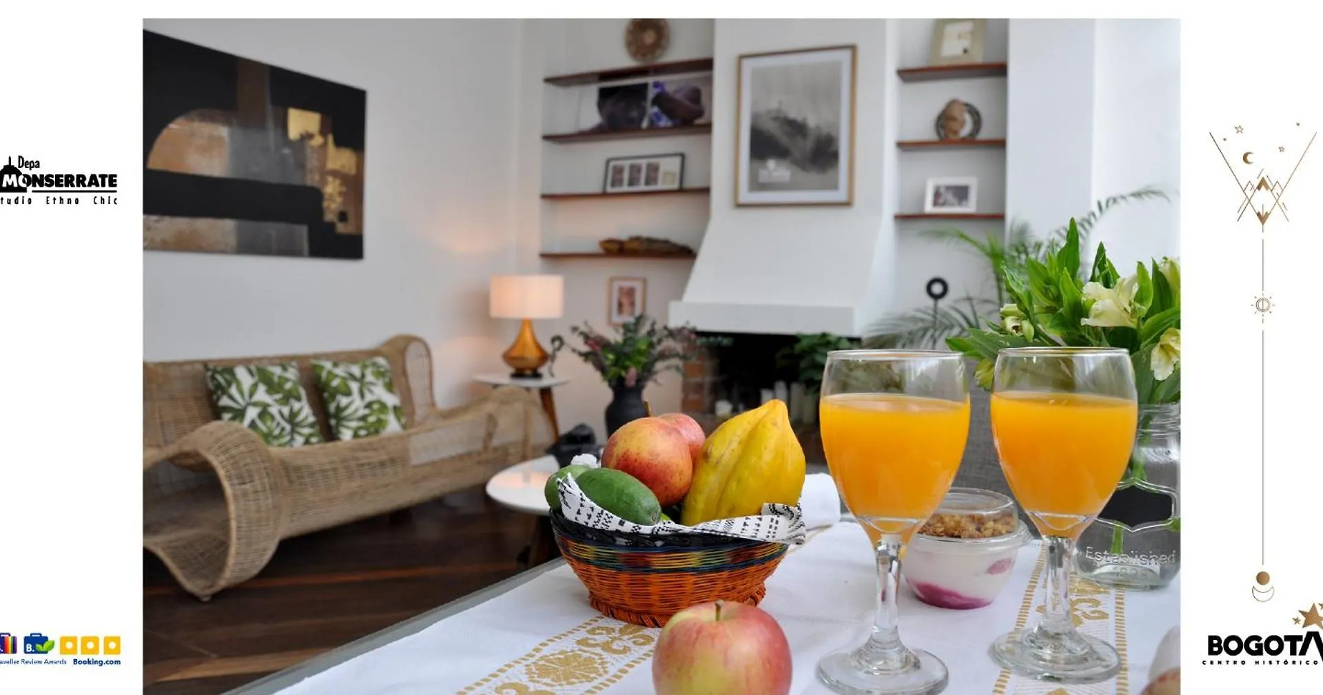 Depa Monserrate - Charming Historic Nest With Breathtaking Mountain Views - Apartaestudio Bogotá Lägenhet