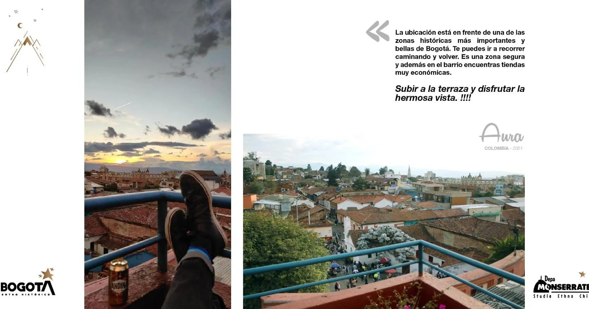 Depa Monserrate - Charming Historic Nest With Breathtaking Mountain Views - Apartaestudio Bogotá